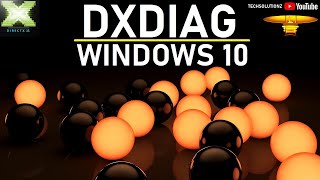 How to Run DirectX Diagnostic Tool in Windows 10 DxDiag  TechSolutionZ [upl. by Eima]