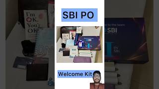 Welcome kit sbi po ibps unboxing futurebanker bankerslife motivation tranding shorts [upl. by Brnaby110]