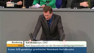 Bundestag Debatte zum Bundeswehreinsatz in Mali EUTM Mali am 05022015 [upl. by Survance]