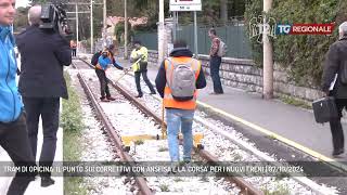 TRAM DI OPICINA IL PUNTO SUI CORRETTIVI CON ANSFISA E LA CORSA PER I NUOVI FRENI  07102024 [upl. by Iseabal397]