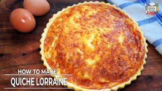 Amazingly Easy Quiche Lorraine Recipe [upl. by Krahmer]