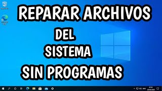 como REPARAR archivos DAÑADOS del SISTEMA de WINDOWS 2022  sfc scannow [upl. by Nylyoj465]