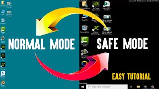 How to start Windows in safe mode and how to How To Return Into Normal Mode Easy Tutorial [upl. by Ssidnac22]