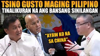 HUMARAP SA SENADO TSINONG GUSTO MAGING PILIPINO TULUYAN NANG TINALIKURAN ANG CHINA [upl. by Navap]