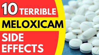 10 TERRIBLE MELOXICAM SIDE EFFECTS 😱💥 [upl. by Reeba]