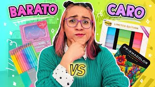 PAPELERÍA BONITA BARATA VS CARA ✏️✨ ¿Cuál es mejor x Craftingeek [upl. by Yllrebmik]