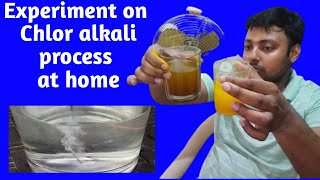 Chlor alkali process  chlor alkali process experiment scienceactivity science [upl. by Delanty]