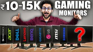 I Tested 10 Gaming Monitors Under Rs15000 [upl. by Sadira]