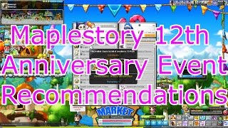 Maplestory 12th Anniversary Events that may be of interest [upl. by Reagen]