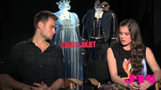 Douglas Booth Spills on Kissing Hailee Steinfeld in Romeo amp Juliet [upl. by Ainesell]