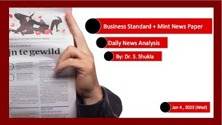 Business Standard Mint News Analysis Wednesday January 4 2023 [upl. by Garrard222]