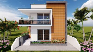 Small Duplex House Design amp Plans  duplexhousedesign [upl. by Enajiram825]