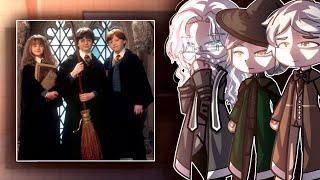 Harry Potter Professors React To Golden Trio  Gacha React [upl. by Andrew]