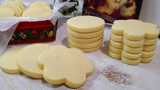 Easy Cut Out Sugar Cookies  Just 5 INGREDIENTS  No Spread Sugar Cookie Recipe [upl. by Ecnarwal247]