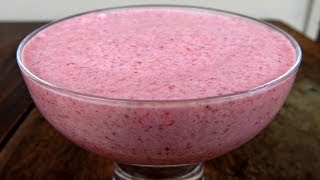 HOW TO MAKE STRAWBERRY MOUSSE [upl. by Bellew]