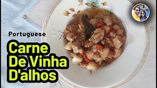 Goan Pork VindalooGoan and Portuguese recipe Carne De Vinha dalhosPork Vindalho recipegoan pork [upl. by Hootman]