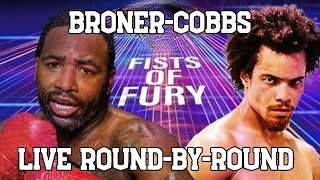 ADRIEN BRONER VS BLAIR COBBS LIVE ROUND BY ROUND [upl. by Sigismond]