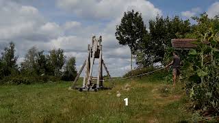 Fabrication dun Trébuchet de 6m50  The making of a Trebuchet [upl. by Topping931]