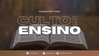 CULTO DE ENSINO  AO VIVO  18092024 [upl. by Calder35]