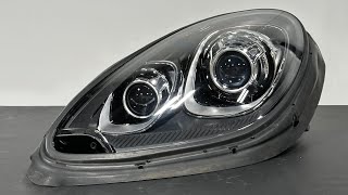 Porsche Macan Headlight Lens Replacement Service [upl. by Nnylylloh600]