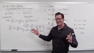 What are Exact Differential Equations Differential Equations 28 [upl. by Sher]