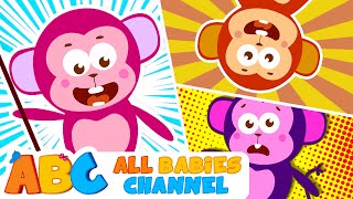 All Babies Channel  Best Nursery Rhymes Collection  5 Little Monkeys amp More Rhymes For Kids [upl. by Sherrod]