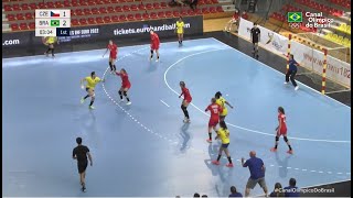 MUNDIAL SUB18 DE HANDEBOL FEMININO 2022  Brasil 28 x 28 República Tcheca  Melhores Momentos [upl. by Arick193]