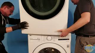 How to install a washerdryer stacking kit [upl. by Waldemar640]