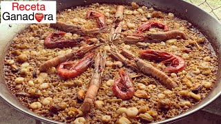 Paella de marisco  Receta ganadora [upl. by Delwyn]