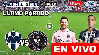 Monterrey vs Inter Miami en vivo donde ver a que hora juega Rayados vs Inter Miami Concacaf 2024 [upl. by Risan]