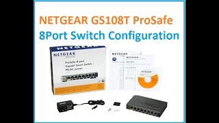 Netgear GS108T L2 Switch Vlan Configuration [upl. by Vaughan]