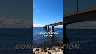 The Confederation Bridge PEI shorts princeedwardisland bridges touristattraction lighthouse [upl. by Oina]