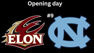 Elon VS UNC Live Reaction College Basketball [upl. by Notsahc]