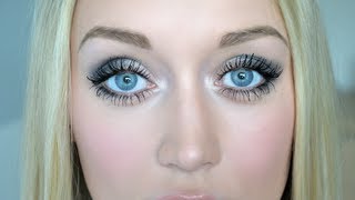 Smokey Eyes Tutorial Schwarze smokey eyes schnell und einfach   LeileiStyle [upl. by Teyut]