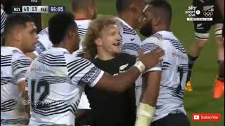 Flying Fijians Vs All Blacks  Big Tackles  Game 2 [upl. by Chew]