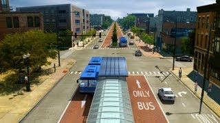 BRT Chicago—Ashland Avenue Bus Rapid Transit [upl. by Anilorac]