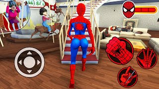 SpiderManWoman New Secret Chapter in Scary Teacher 3D [upl. by Toiboid]