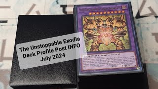 The Unstoppable Exodia Incarnate Deck Profile Post INFO July 2024 [upl. by Palladin]