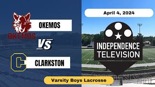 Okemos vs Clarkston Boys Varsity Lacrosse [upl. by Goldsmith]