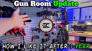 Gun room update how the gun wall works and a much needed upgrade [upl. by Eenel]