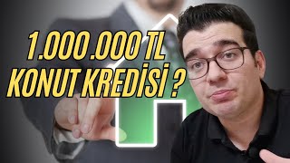 1000000 TL KONUT KREDİSİ hesaplama  Piyasa değerlendirmesi [upl. by Letram]