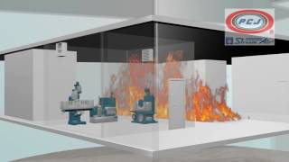 VDO demonstrates function of the Fire Damper Model  FDC [upl. by Meit873]