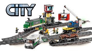 LEGO City Güterzug 60198  Speed build [upl. by Aisile]