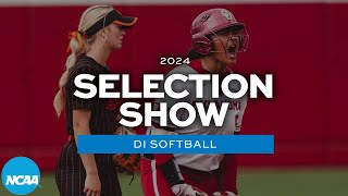 2024 NCAA DI softball bracket selection show [upl. by Manolo218]