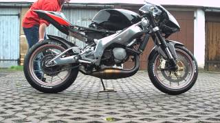 Aprilia RS 125 mit RSW Arrow Moto GP Auspuff [upl. by Trebma]