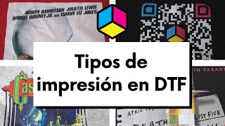 🖨️ Tipos De Impresión en DTF [upl. by Kaltman976]