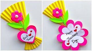 DIY Happy teachers day card 2023  How to make Teachers day card  Teachers day card making easy [upl. by Ines]