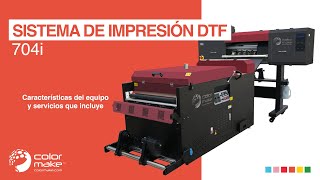 𝗜𝗺𝗽𝗿𝗲𝘀𝗼𝗿𝗮s 𝗗𝗧𝗙 𝟳𝟬𝟰𝗶 𝗛𝗶𝗴𝗵 𝗦𝗽𝗲𝗲𝗱  Sistema de impresión DTF  Características [upl. by Legnaesoj]