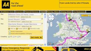 AA Route Planner amp AA Route Finder Guide [upl. by Simaj]