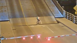 FULL VIDEO 2018 July 4th Racine Street Bridge Bike Incident [upl. by Dnalro492]